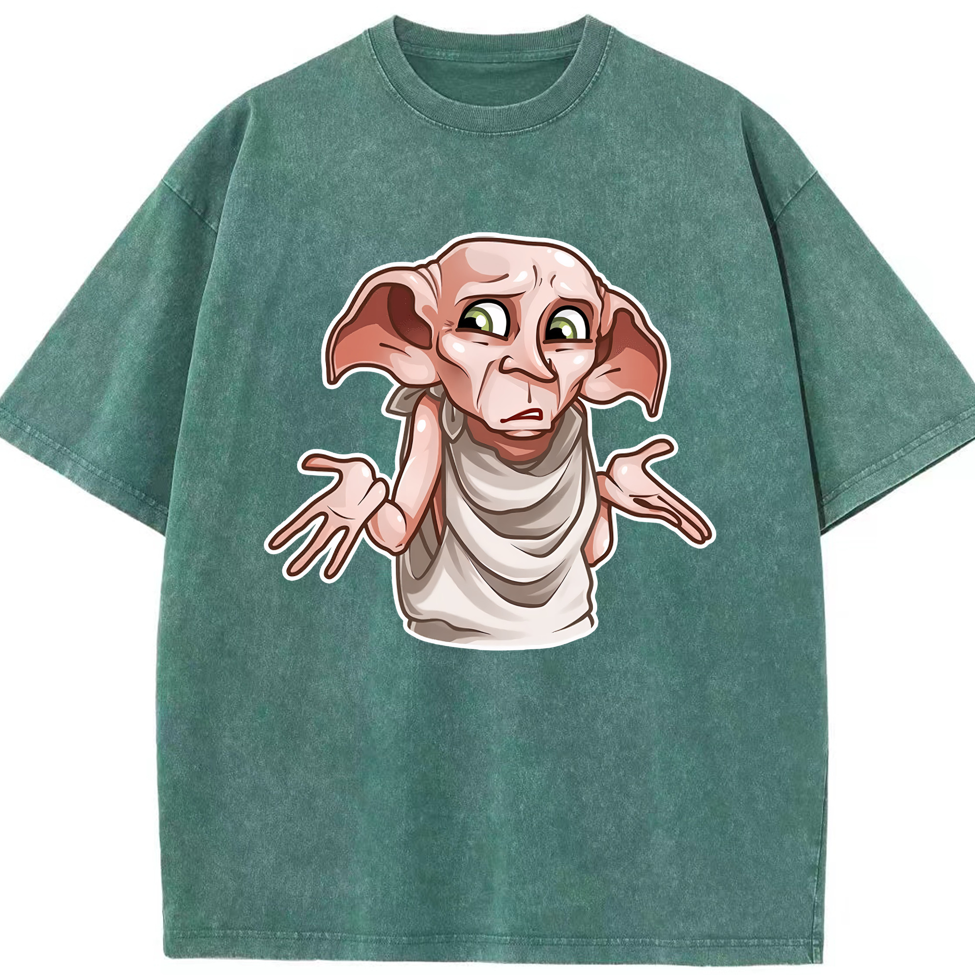 （画像用） Harry Potter ハリー・ポッターシリーズ 綿100% ヴィンテージ風 半袖Tシャツ（フロントプリント）